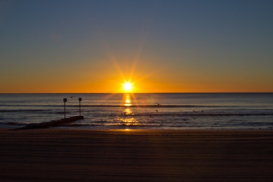 sunrise Manly beach